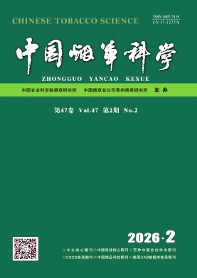中国烟草科学封面